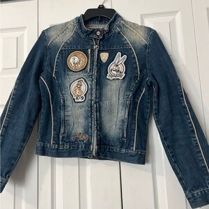 Vintage Lot29 Looney Tunes Jean Jacket Size M
